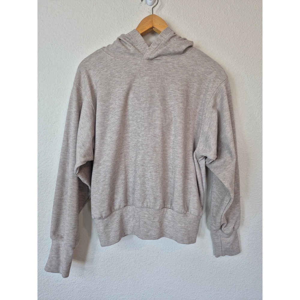 Evereve Hooded Sweatshirt Knit Pullover Hoodie Size XS